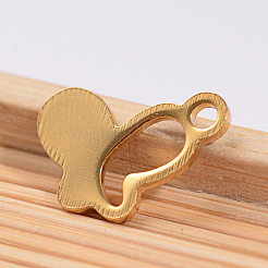 Butterfly Ion Plating(IP) 304 Stainless Steel Charms&nbsp;LS-STAS-L159-10G