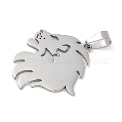 304 Stainless Steel Pendants&nbsp;STAS-R135-20P