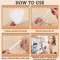 150Pcs 3 Styles Flower Round Perfume Paper Test Strips&nbsp;AJEW-CP0007-83