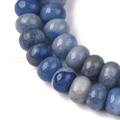 Dyed & Heated Natural Blue Aventurine Beads Strands&nbsp;G-F642-05-1