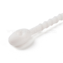 Oval Shape Silicone Cable Zip Ties&nbsp;X-AJEW-C034-03