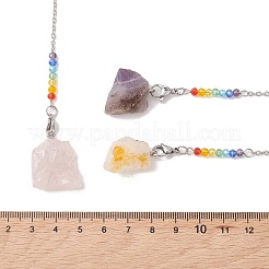 Raw Rough Natural Gemstone Dowsing Pendulums&nbsp;PALLOY-JF05237