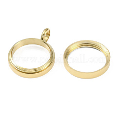 Ion Plating(IP) 304 Stainless Stee Locket Pendants&nbsp;X-STAS-S132-16G-02