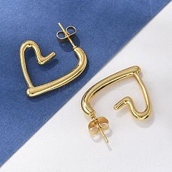 304 Stainless Steel Stud Earrings for Women&nbsp;EJEW-L296-002G
