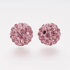 Polymer Clay Rhinestone Beads&nbsp;RB-K050-8mm-C26