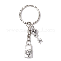 Valentine's Day Theme Alloy Keychains&nbsp;KEYC-JKC01052-02