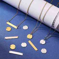 12Pcs 2 Style Brass Links and 8Pcs 2 Colors Brass Pendants&nbsp;KK-SZ0004-05