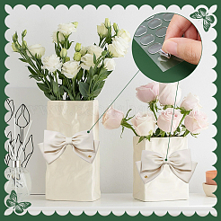 60Pcs Transparent Acrylic Double-sided Adhesive Stickers&nbsp;FIND-WH0139-98A