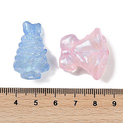 Christmas Theme Luminous Transparent Acrylic Beads&nbsp;LACR-U001-05