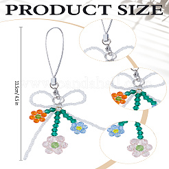 1Pc Plastic Beads Mobile Straps&nbsp;HJEW-LP0001-34A