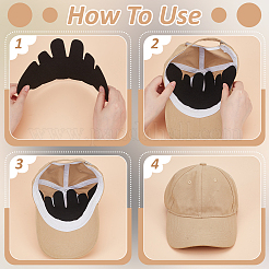 Felt Hat Shaper Insert for Baseball Caps&nbsp;FIND-WH0436-62A