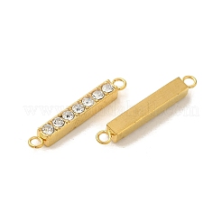 Ion Plating(IP) 304 Stainless Steel Crystal Rhinestone Connector Charms&nbsp;STAS-S131-08G