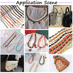 10M Folding Glitter PU Leather Cord&nbsp;OCOR-GF0004-11E