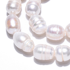 Natural Cultured Freshwater Pearl Beads Strands&nbsp;PEAR-N012-11A