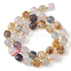 Natural Multi Color Quartz Beads Strands&nbsp;G-Q010-A26-01