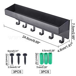 Carbon Steel Wall Mounted Hook Hangers&nbsp;HJEW-WH0006-47