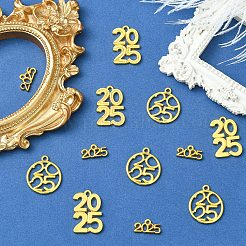 12Pcs 3 Styles Rack Plating Alloy Pendants&nbsp;FIND-YW0006-95