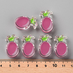 Transparent Enamel Acrylic Beads&nbsp;TACR-S155-002I