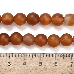 Natural Carnelian Beads Strands&nbsp;G-L642-G01-8mm