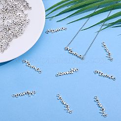 80Pcs Mother's Day Tibetan Style Alloy Links/Connectors&nbsp;FIND-ME0004-13
