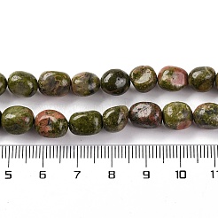 Natural Unakite Beads Strands&nbsp;G-G146-A14-01