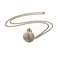 Alloy Pendant Necklace Quartz Pocket Watch&nbsp;WACH-F051-07AB