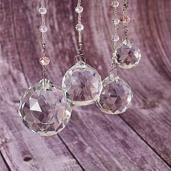 Teardrop Transparent K9 Glass Pendants&nbsp;DJEW-SZ0001-02P