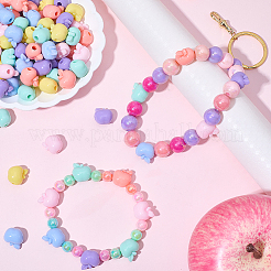 180Pcs Opaque Acrylic Beads&nbsp;TACR-SC0002-71