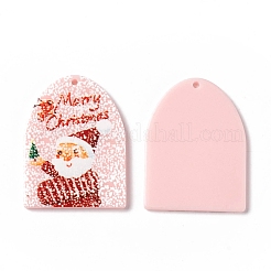 Christmas Translucent Printed Acrylic Pendants&nbsp;SACR-G019-B03