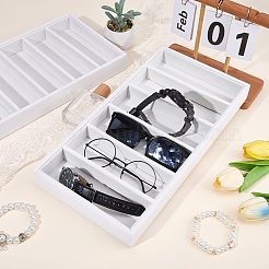 6 Grids Velvet Jewelry Plates&nbsp;ODIS-CN0001-07A
