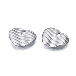 Non-Tarnish 304 Stainless Steel Charms&nbsp;STAS-S080-055P-NR