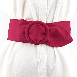 Faux Suede Waist Belt with Clasp for Shirt Dress Overcoat&nbsp;AJEW-WH20019-26B