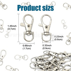 Alloy Swivel Lobster Claw Clasps&nbsp;FIND-YW0004-26C