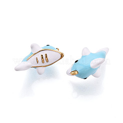 304 Stainless Steel Enamel Pendants&nbsp;STAS-T068-03B