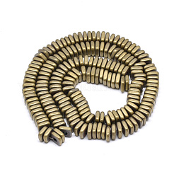 Electroplate Non-magnetic Synthetic Hematite Beads Strands&nbsp;G-Q486-90A