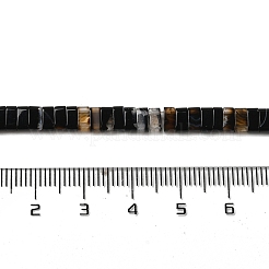 Natural Dyed & Heated Black Banded Agate/Striped Agate Beads Strands&nbsp;G-Z045-A12-01