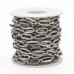 Tarnish Resistant 304 Stainless Steel Paperclip Chains&nbsp;STAS-H145-07P