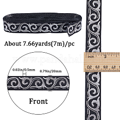 Embroidery Polyester Ribbons&nbsp;OCOR-WH0077-98C