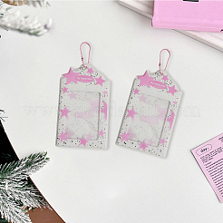 2Pcs Star Pattern PVC Plastic Photocard Holders&nbsp;DIY-CP0013-23A