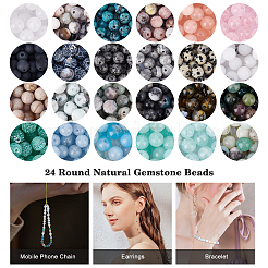 24 Style Natural Gemstone Beads&nbsp;G-GA0001-61