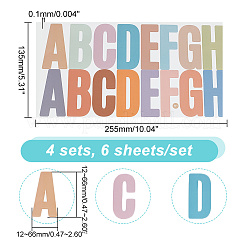 Colorful Vinyl Letter Waterproof Decorative Stickers&nbsp;DIY-WH0349-117B
