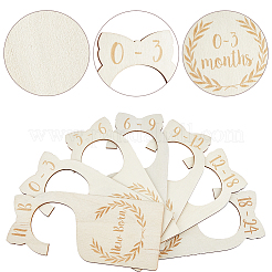 1 Set Wooden Baby Closet Divider&nbsp;WOOD-CP0001-08