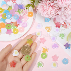 92pcs 23 styles Opaque Resin Decoden Decoden Cabochons&nbsp;RESI-SC0005-79