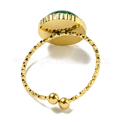 Ion Plating(IP) 304 Stainless Steel Open Cuff Rings&nbsp;RJEW-C079-05G