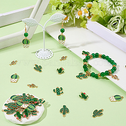 40Pcs 5 Styles Alloy Enamel Pendants&nbsp;ENAM-BM0001-28