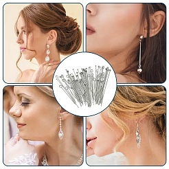 12 Styles 304 Stainless Steel Flat Head Pins & Eye Pin & Ball Head Pins&nbsp;STAS-YW0003-26