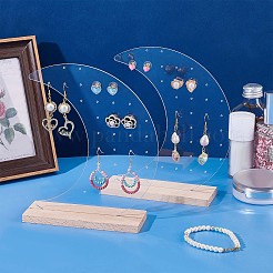 Acrylic Earring Display Stands&nbsp;EDIS-WH0006-40