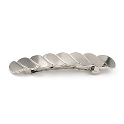 Twist Alloy with Iron Clip Hair Barrettes&nbsp;PHAR-G014-04P