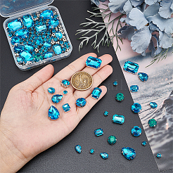198Pcs 9 Style Sew on Rhinestone&nbsp;DIY-PH0008-64