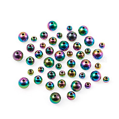 45Pcs 3 Style Ion Plating(IP) 304 Stainless Steel Beads&nbsp;STAS-CD0001-26